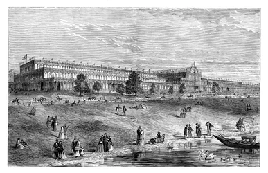 Den stora utställningen, Hyde Park, London, c1851, 1888.
