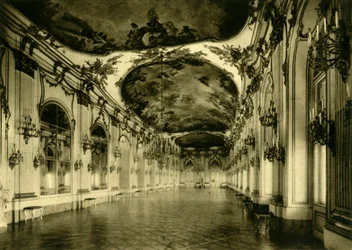 The Great Gallery, Schönbrunn Palace, Wien, Österrike, c1935.