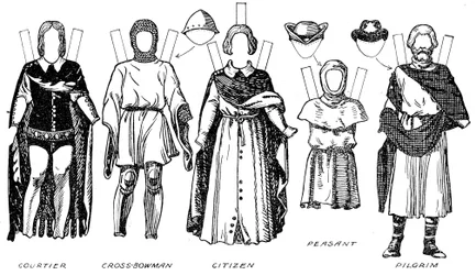 The Great Gallery of British Costume: Dress Worn In Edward The Thirds Reign, c1934