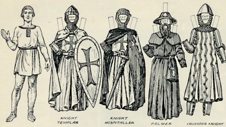 The Great Gallery of British Costume: Varied Dresses Worn in Norman Times, c1934