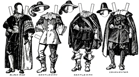 The Great Gallery of Historic Costume: Some Dresses of Charles The First Time, c1934