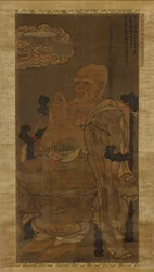 Den store Luohan, den ärevördiga sjuttonde, 1345.