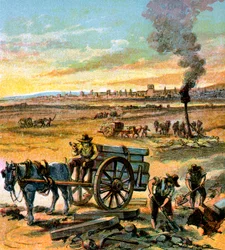 Den stora pesten 1665, c1850