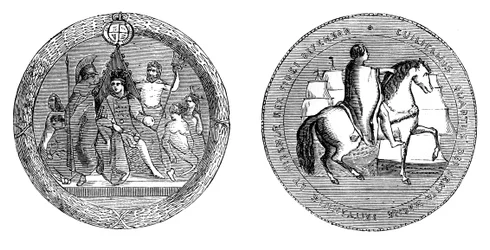 Kung William IV:s stora sigill, c1895