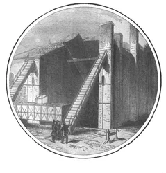 Det stora teleskopet konstruerat av Lord Rosse, 1828-1845, 1901.