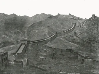 The Great Wall, Pekin, Kina, 1895.