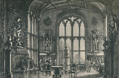 Vaktrummet, eller vapenhuset, 1895