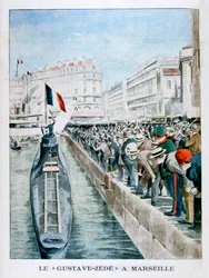 Gustave-Zede anländer till Marseille 1901