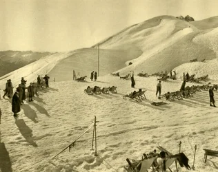 Skidliften Hafelekarbahn, Innsbruck, Tyrolen, Österrike, c1935.