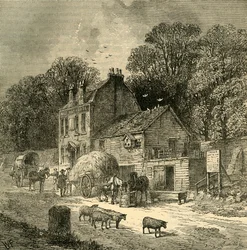 The Halfway House, Kensington, 1850, c1876.