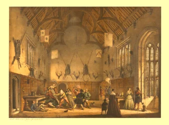 The Hall, Athelhampton, Dorset, c1838.