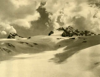 Hallstattglaciären, Dachsteinbergen, Oberösterreich, c1935.