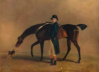 Hon. Peniston Lamb with His Horse Assassin 1770, 1929