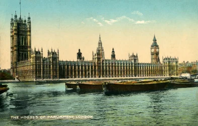 The Houses of Parliament, London, 1925.