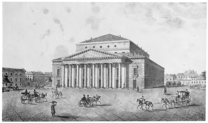 Imperial Bolshoi Kamenny Theatre, St Petersburg, Ryssland, 1820-talet.