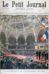 Invigningen av den allmänna utställningen 1900