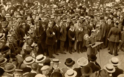 Kaisers proklamation av krig mot Storbritannien...Berlin, Tyskland, 4 augusti 1914, 1933.