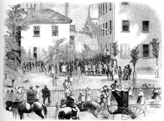 Lynchningen i Kentucky, cirka 1860