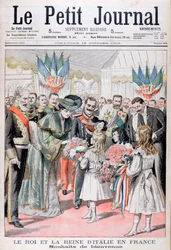 Kungen och drottningen av Italien i Frankrike, 1903