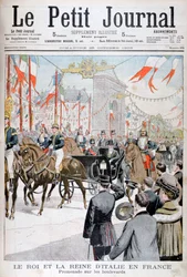 Kungen och drottningen av Italien i Frankrike, 1903