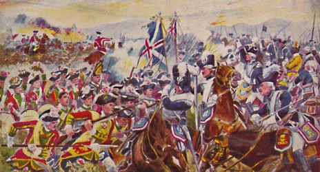 The Kings Own Yorkshire Light Infantry. Slaget i Rosefields vid Minden, 1759, 1939