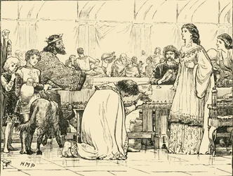 The Last Banquet of Alboin, c570AD, 1890.
