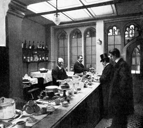 Lobbybaren, House of Commons, Westminster, London, c1905