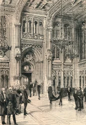 Underhusets lobby, c1910