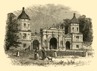 The Lodge, Burghley Park, 1898.