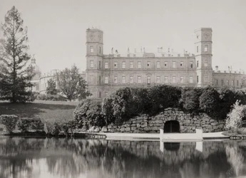 Huvudfasaden på palatset i Gatchina, 1870-1880-talet