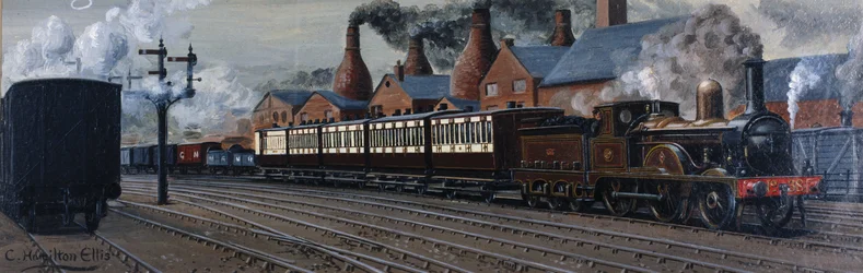 Manchester Express nära Stoke-on-Trent