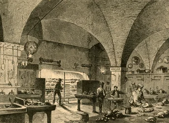 The Mansion House Kitchen, 1897.