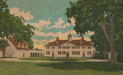 The Mansion and Court Yard, 1946