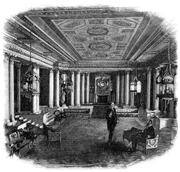 The Marble Hall, Buckingham Palace, 1900