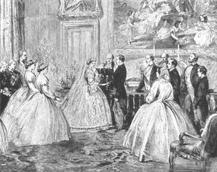 Prinsessan Alices äktenskap med prins Louis av Hessen...1862, 1901.