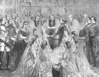Prinsessan Louises äktenskap med markisen av Lorne...1871, 1901.