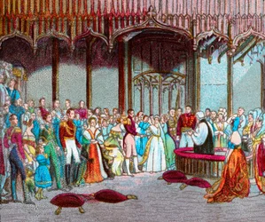 Drottning Victorias bröllop, 10 februari 1840, c1902