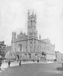 Frimurartemplet, Philadelphia, USA, omkring 1900.