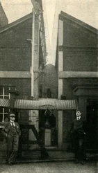 Meridianen i Greenwich, från vilken alla tidsmätningar är gjorda, 1901.