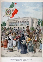 Den mexikanska paviljongen vid världsutställningen 1900, Paris, 1900