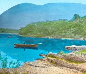The Middle Lake, från Dinis Island, Killarney, c1910