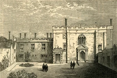 The Monastery of St. John of Jerusalem, Clerkenwell - Kapellet från söder, c1872.