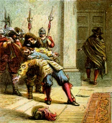 Mordet på Buckingham, 1628, ca 1850