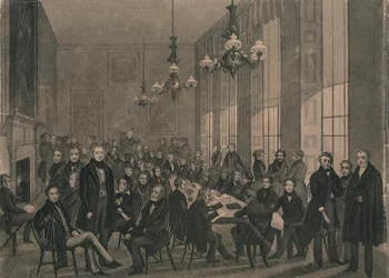 Nationalkonventet... 4 februari 1839 på British Coffee House.