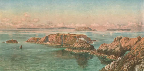 Den normandiska skärgården Kanalöarna, 1885, c1902.