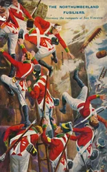 Northumberland Fusiliers. Stormning av San Vincentes vallar, 1812, 1939.