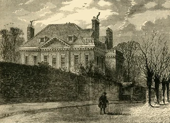 Det gamla klockhuset, 1780, c1876.
