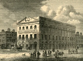 The Old Coburg Theatre 1820, c1878.