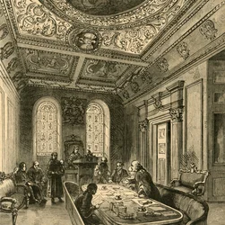 The Old Court of Aldermen, Guildhall, 1897.