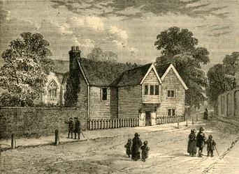 The Old Rectory, Stoke Newington, 1858, c1876.